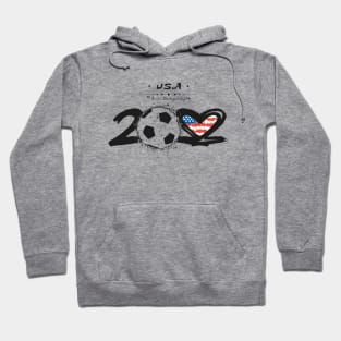 USA World Cup 2022, US Soccer American Flag Soccer Team 2022 Hoodie